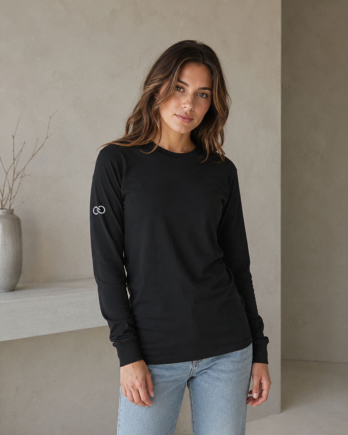 T-shirt à manches longues MONARCH - Black