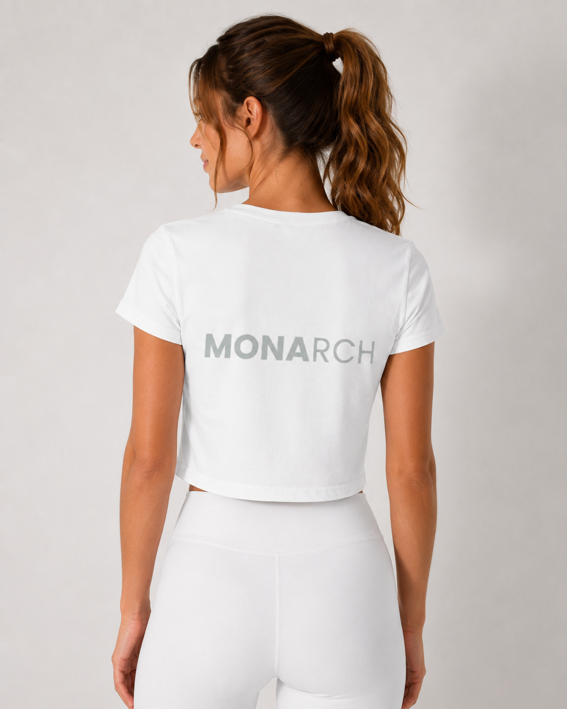 Crop Top MONARCH - White