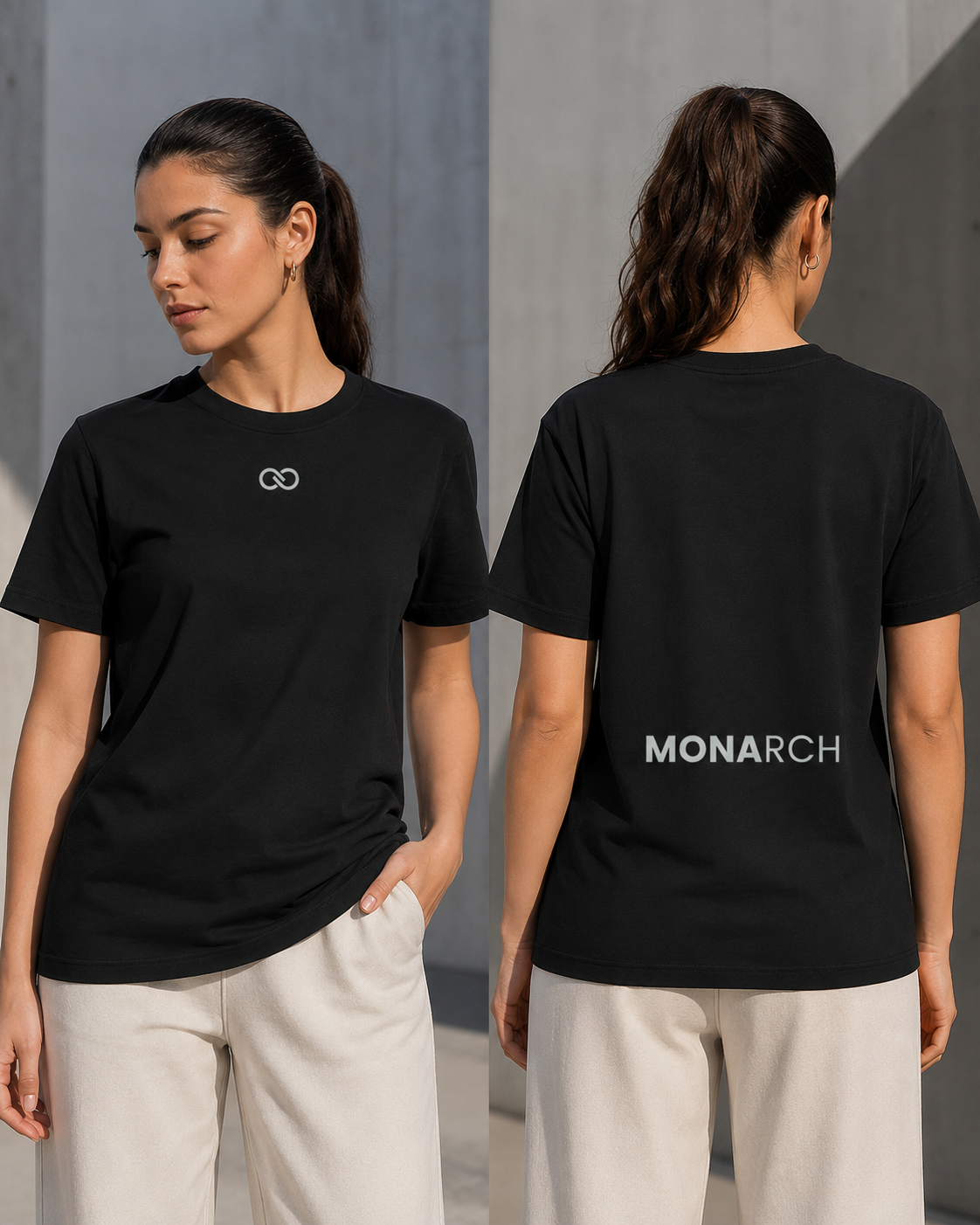 T-shirt unisexe MONARCH - Black