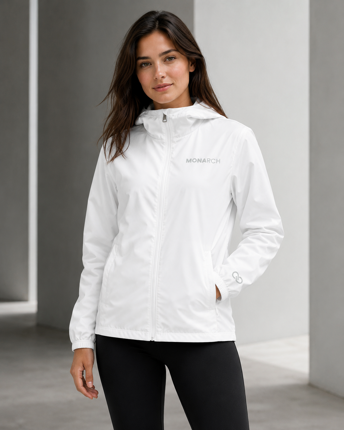 MONARCH Windbreaker - White