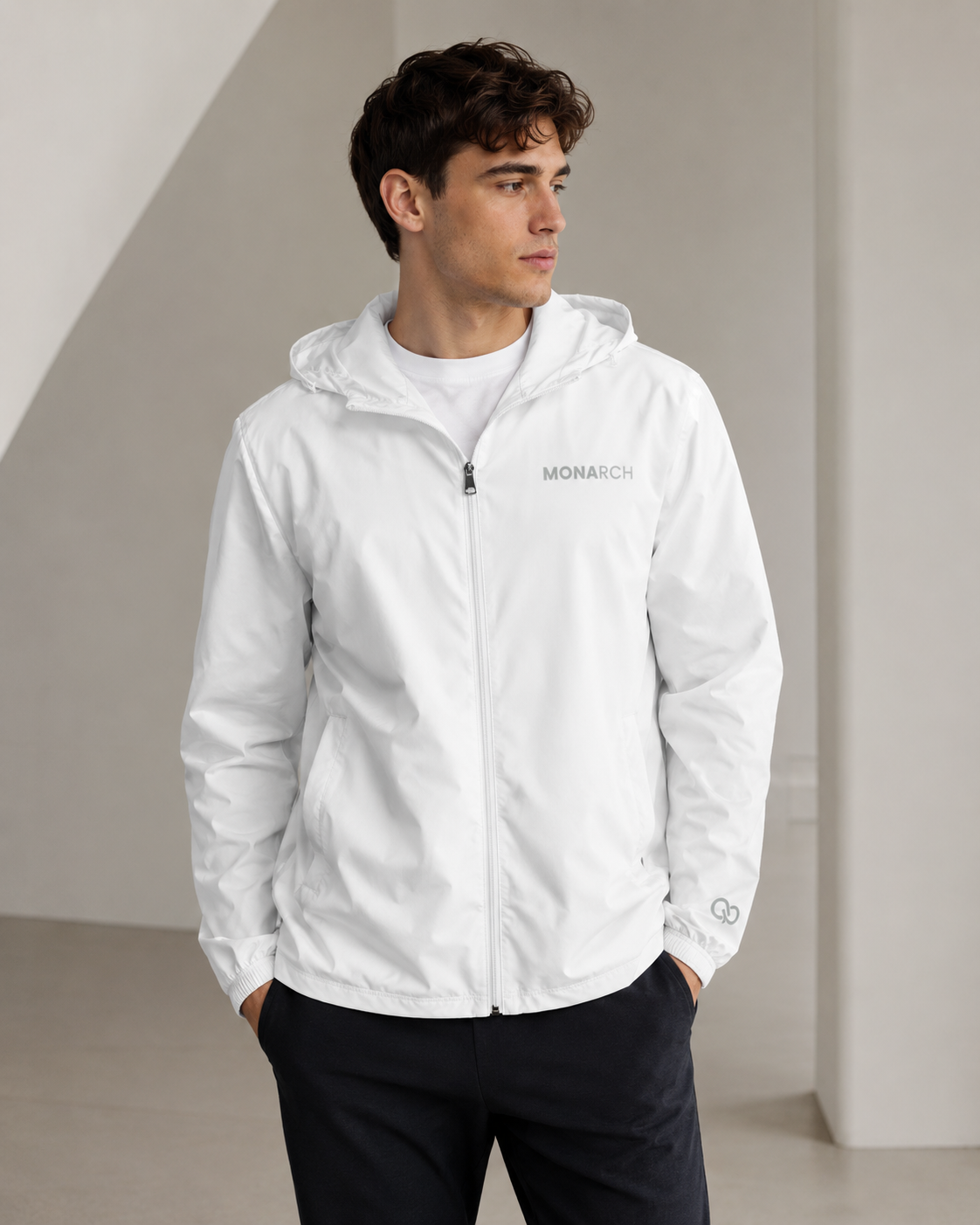 MONARCH Windbreaker - White