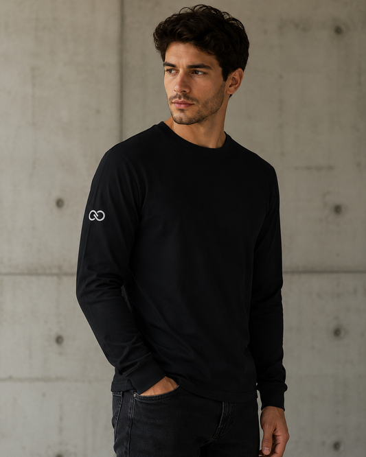 MONARCH Long Sleeve T-shirt - Black