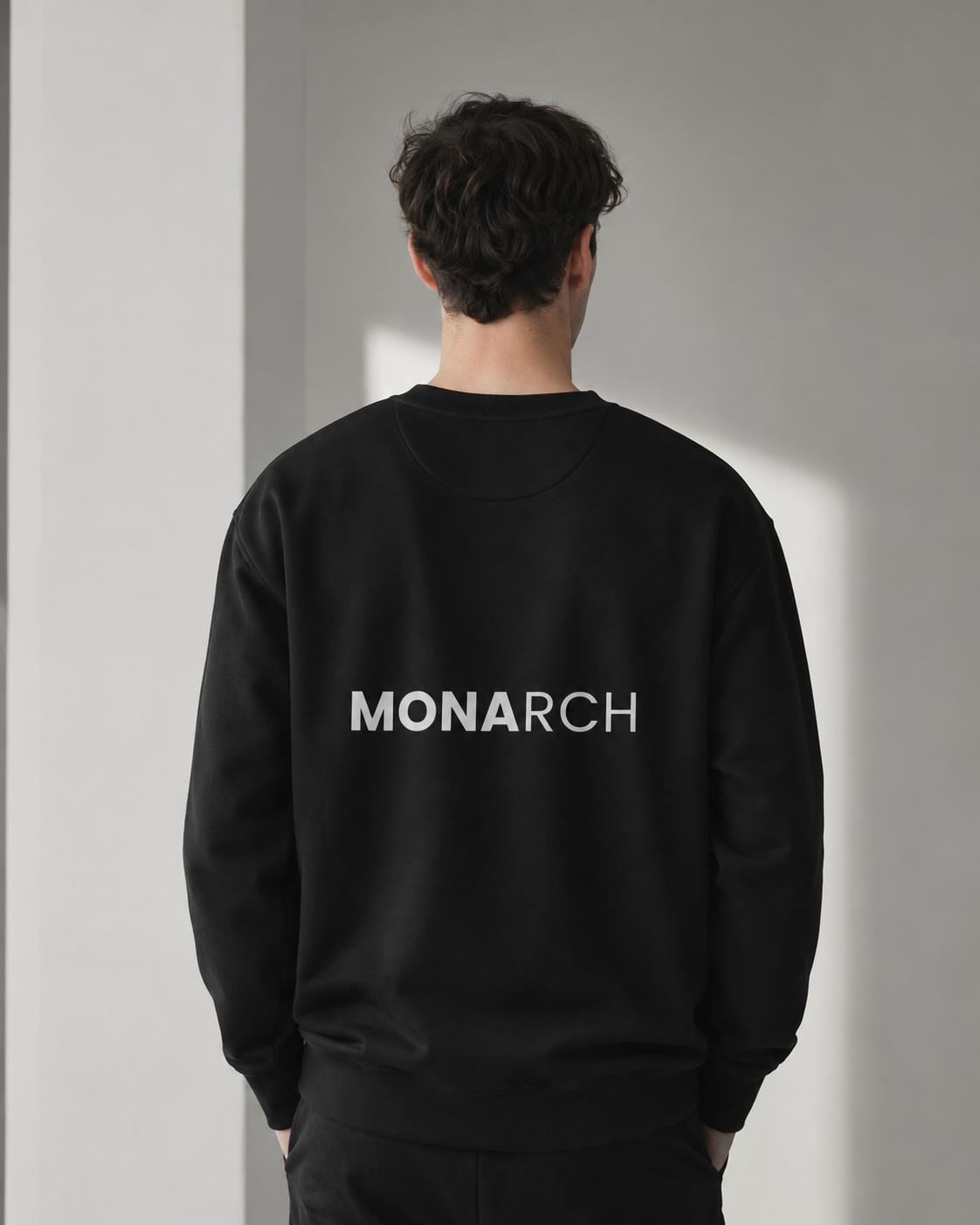 Sweat-shirt unisexe MONARCH - Black