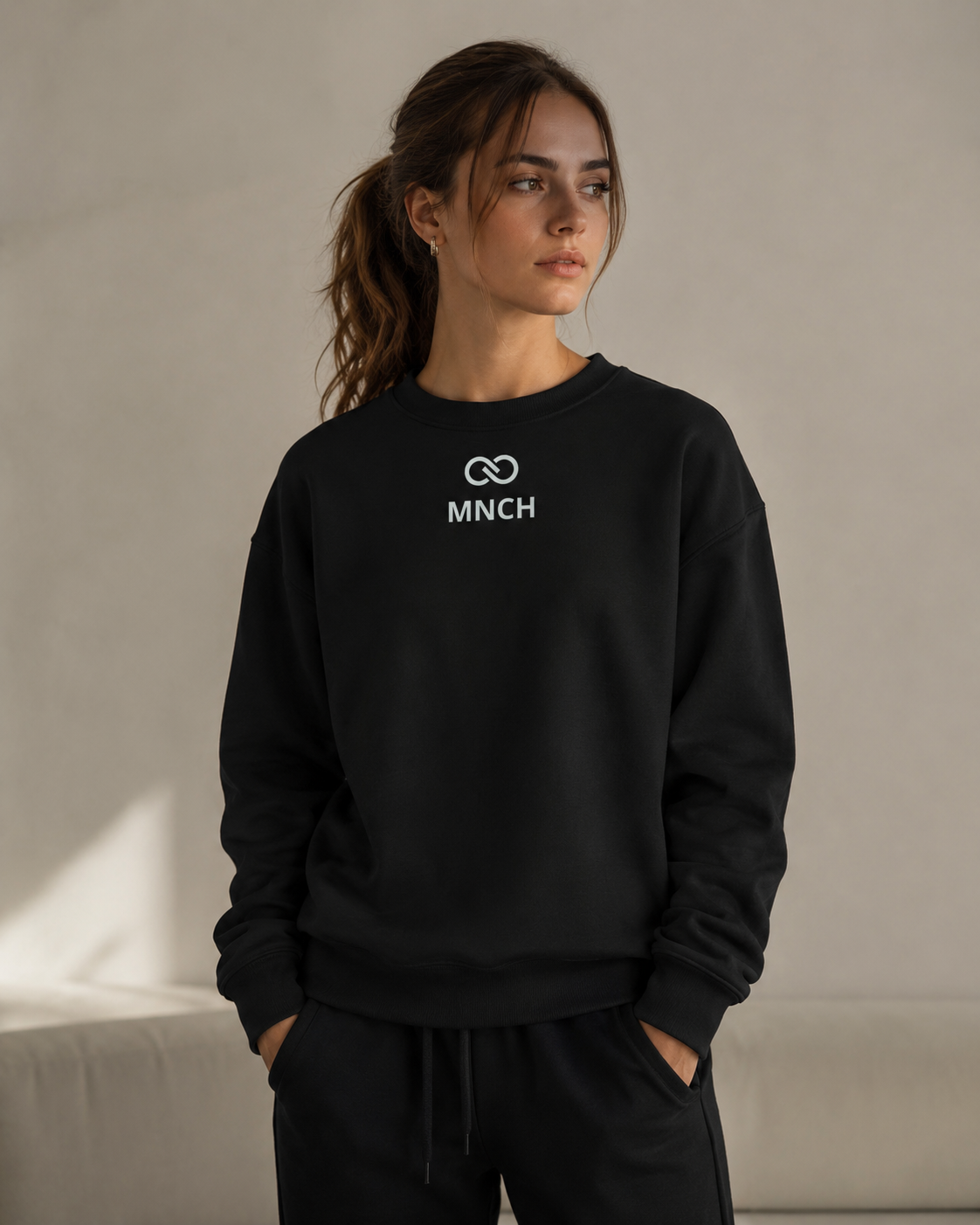 Sweat-shirt unisexe MONARCH - Black