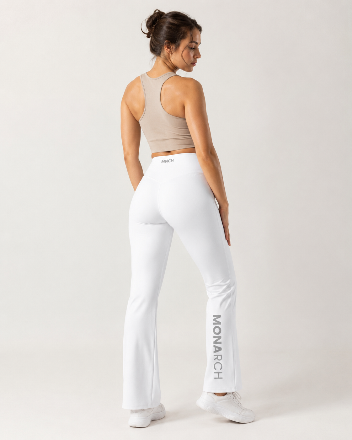 MONARCH Flared Leggings - White
