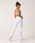 MONARCH Flared Leggings - White