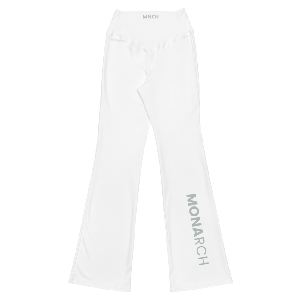 MONARCH Flared Leggings - White