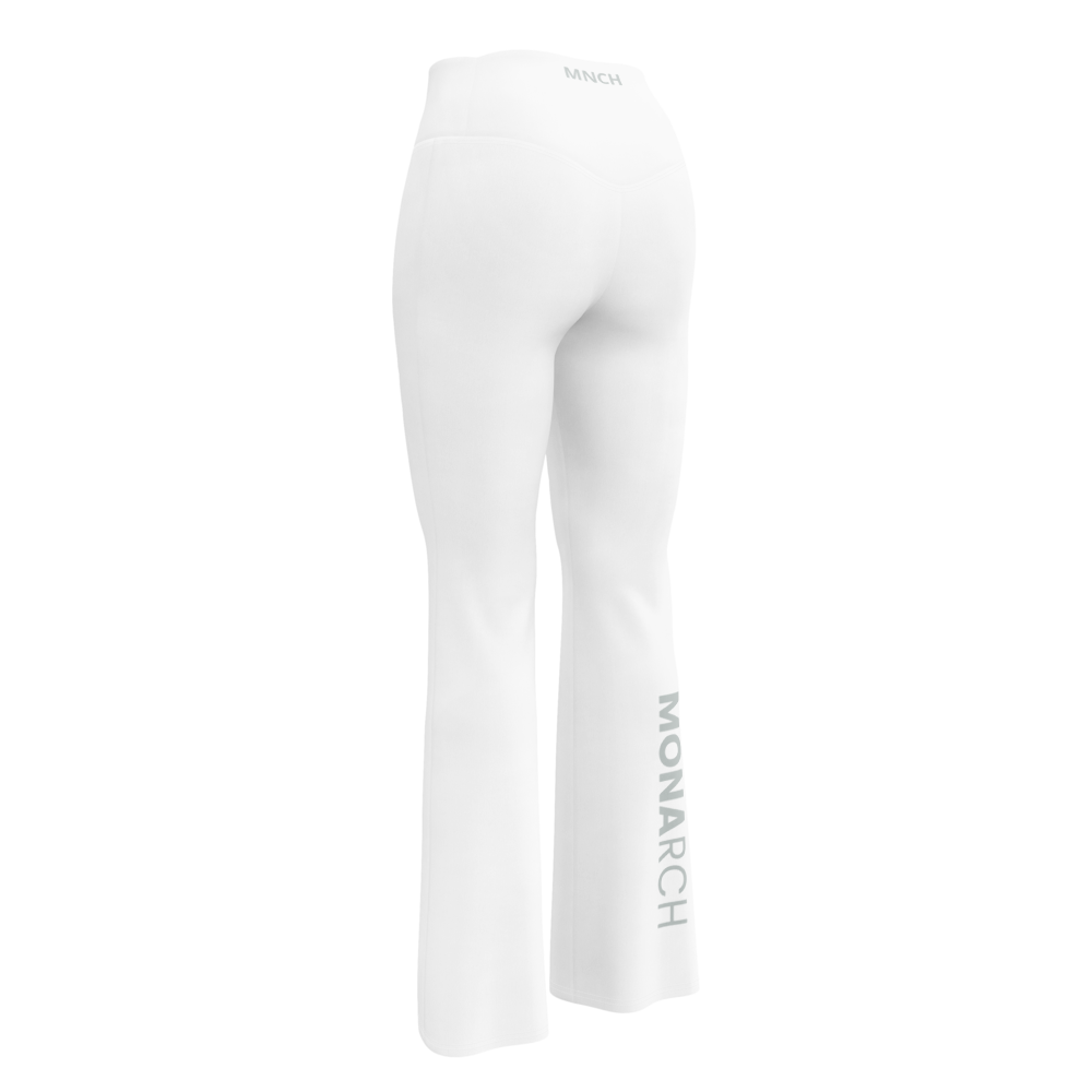 MONARCH Flared Leggings - White