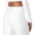 MONARCH Flared Leggings - White