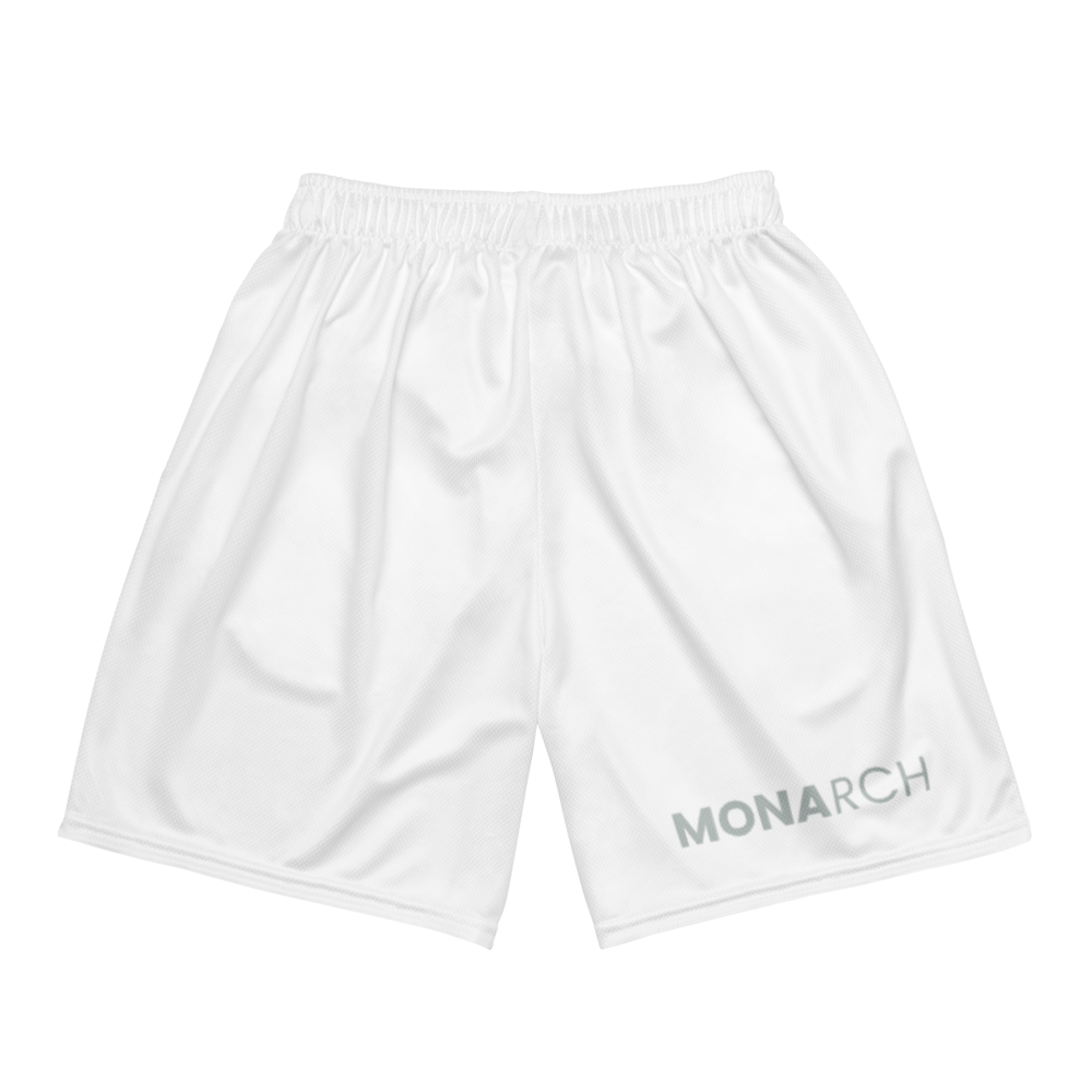 MONARCH Unisex Knit Shorts - White