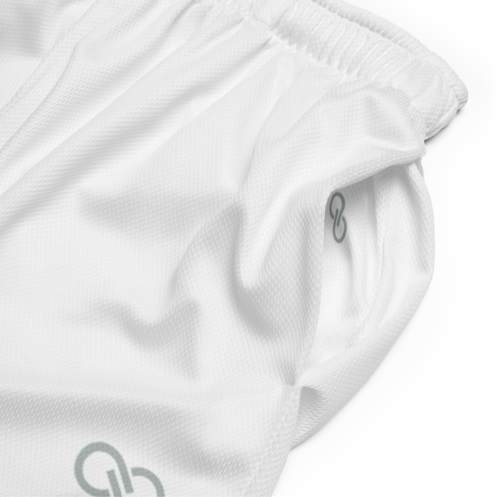 MONARCH Unisex Knit Shorts - White