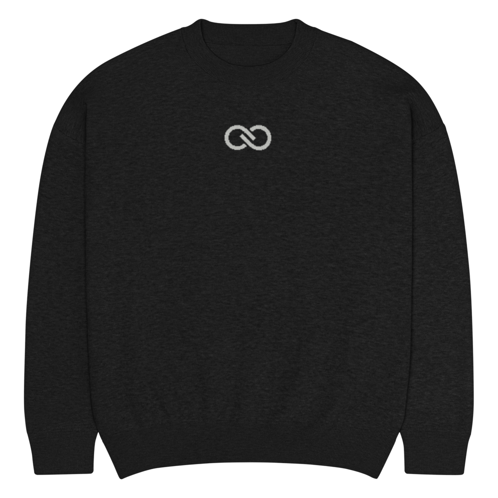 Knitted Sweatshirt MONARCH - Black