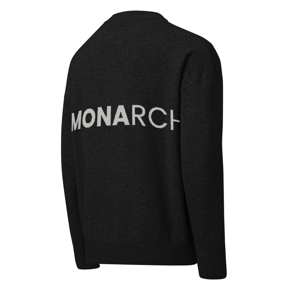 Knitted Sweatshirt MONARCH - Black