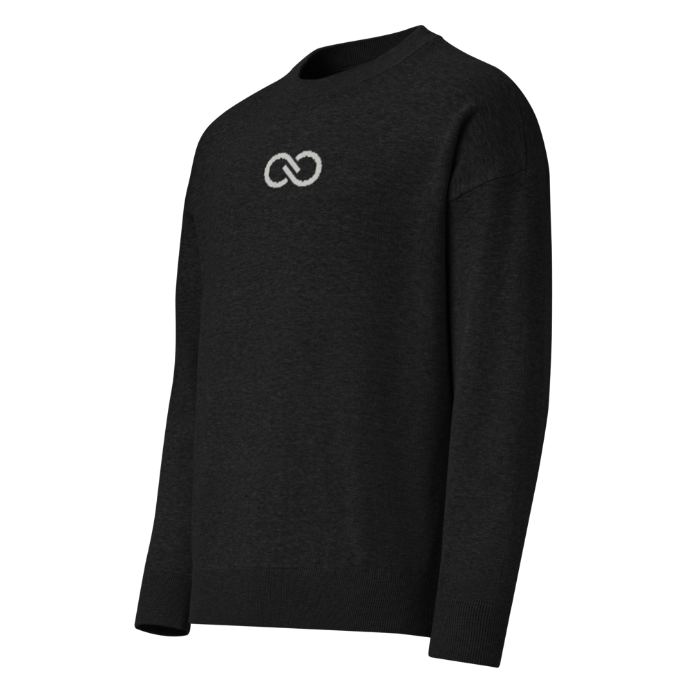 Knitted Sweatshirt MONARCH - Black