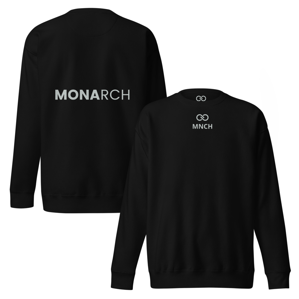 Sweat-shirt unisexe MONARCH - Black
